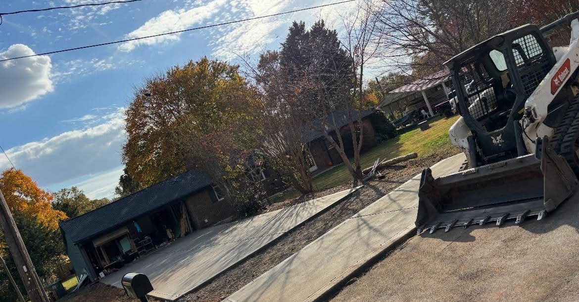 Completed Concrete Driveway Replacement installation in Charlotte, NC by Local Concrete Charlotte — concrete contractor serving the Charlotte metro and Triangle since 2018, no deposit, no progress payments.