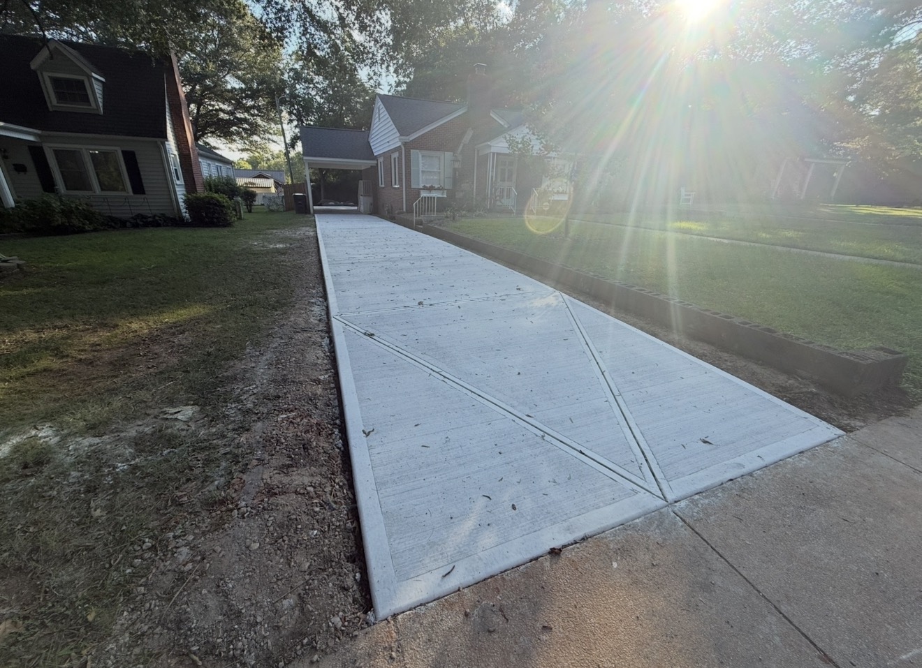 Concrete Driveways contractor in Charlotte, NC (Mecklenburg County) — Local Concrete Charlotte delivers driveway, patio, foundation, and decorative concrete work across the Carolinas with a 30-year structural standard.