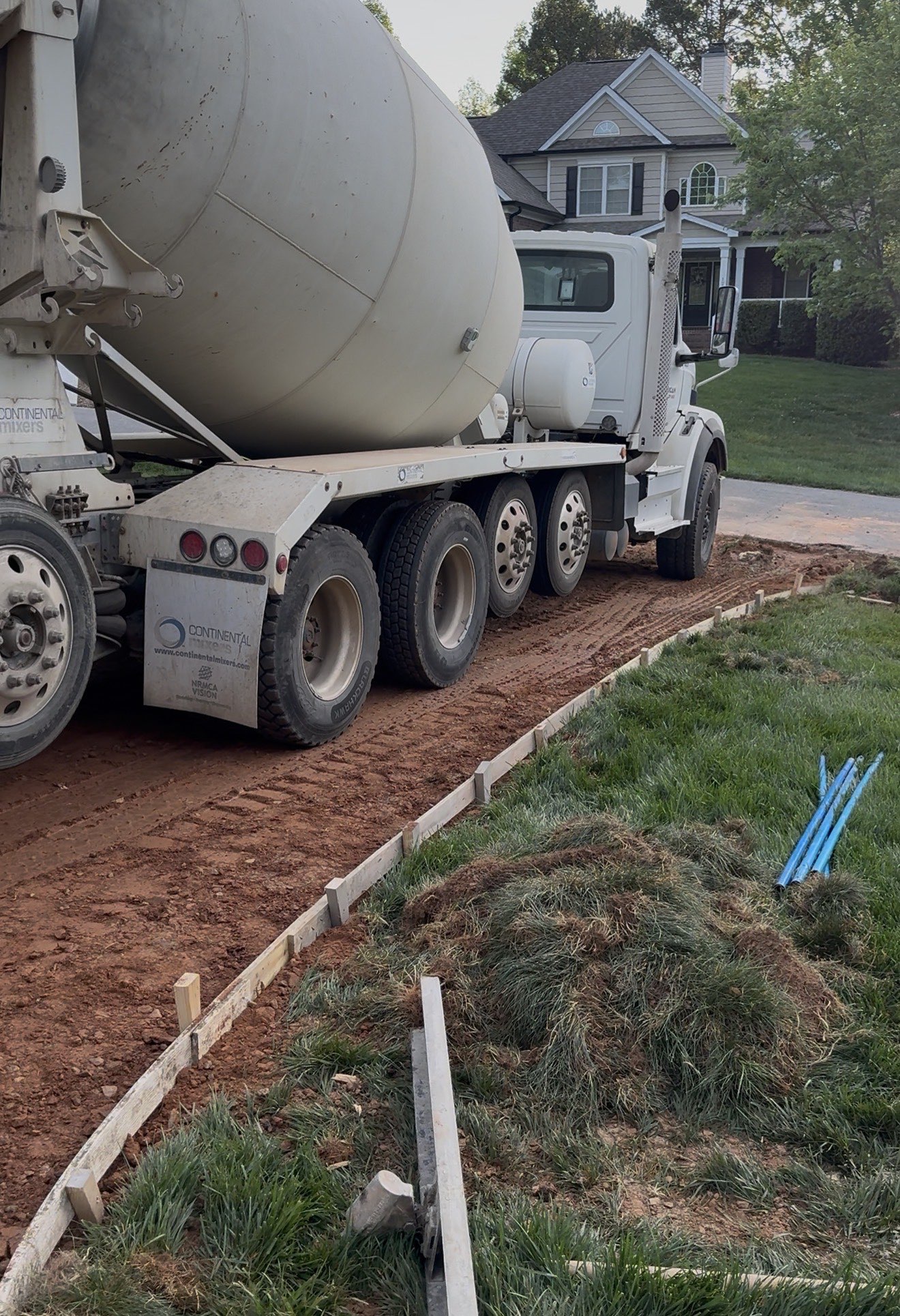 Step 09: Slump Test at the Chute in Charlotte, NC concrete project by Local Concrete Charlotte
